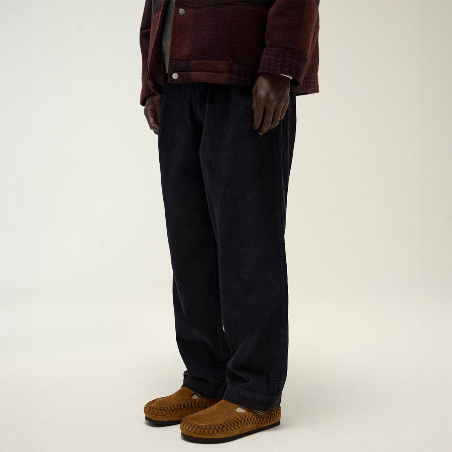 Deep Brown Men Kith Washed Corduroy Montrose Pants | 7851-WLVXG