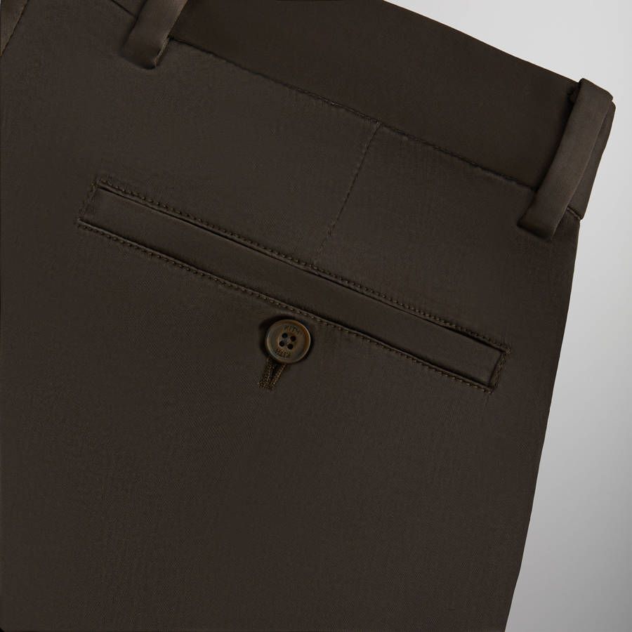 Deep Brown Men Kith and Kin Vintage Satin Montrose Pants | 5749-ZWVDR