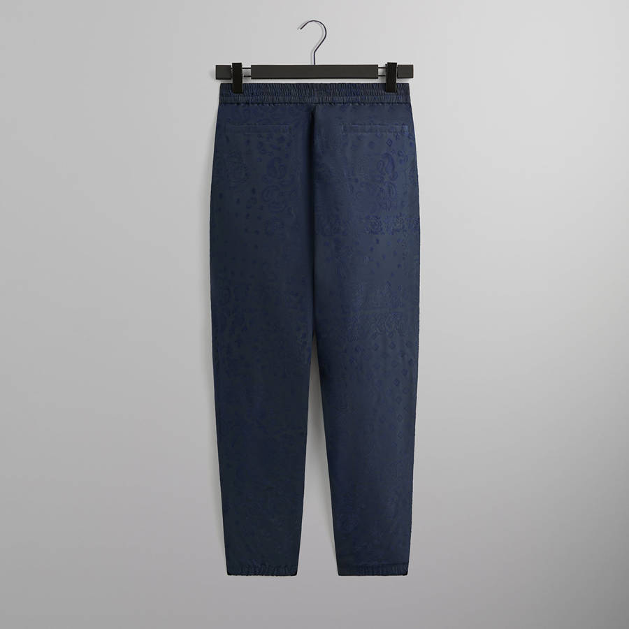 Deep Green Men Kith Flocked Bandana Davon Pants | 6798-NEYSV