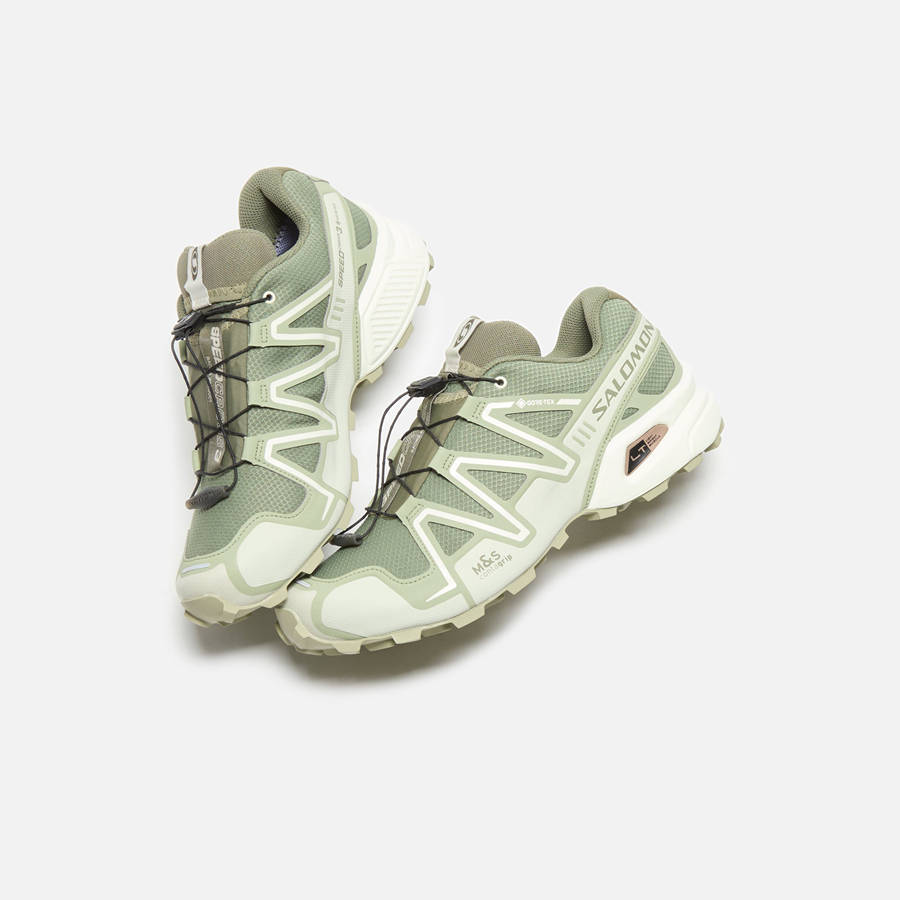 Deep Green Men Kith Salomon Speedcross 3 GTX Sneakers | 0825-YTZAI
