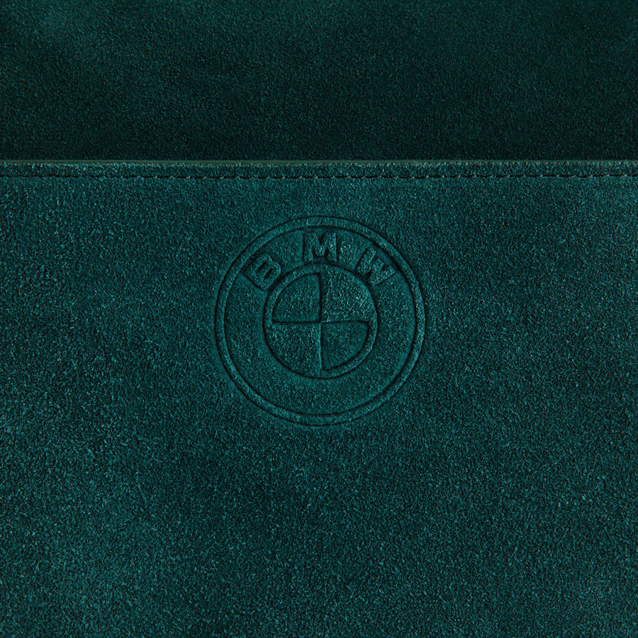 Deep Green Men Kith for BMW Mixed Suede Duffle Bags | 1625-GAOPC