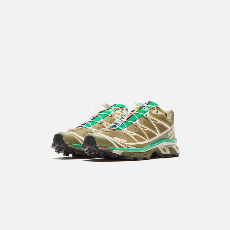 Deep Green / Light Green Men Kith Salomon XT-6 Sneakers | 1650-KLAND