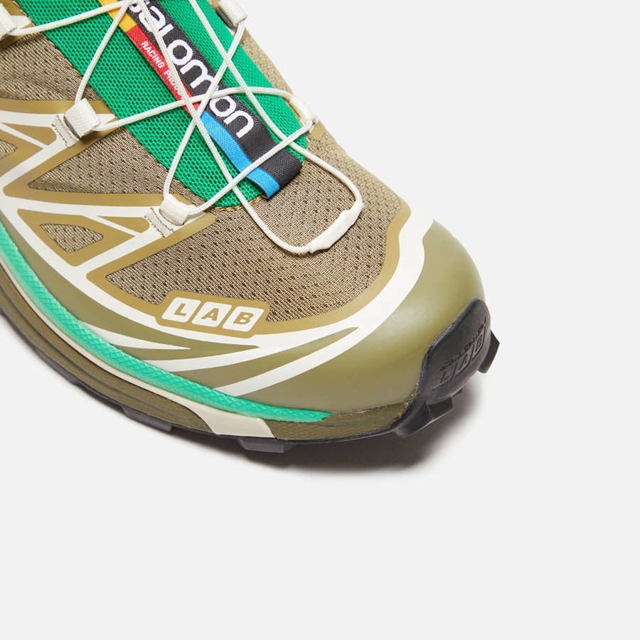 Deep Green / Light Green Men Kith Salomon XT-6 Sneakers | 1650-KLAND