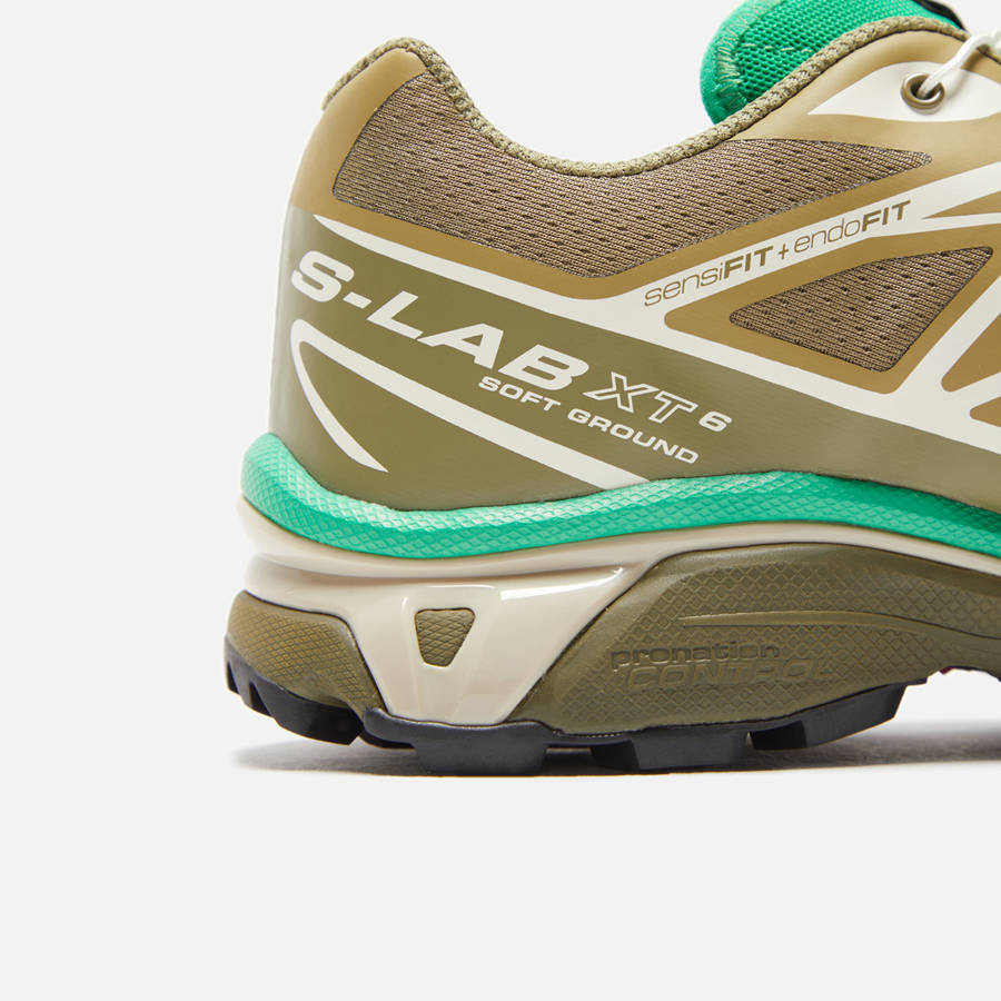Deep Green / Light Green Men Kith Salomon XT-6 Sneakers | 1650-KLAND