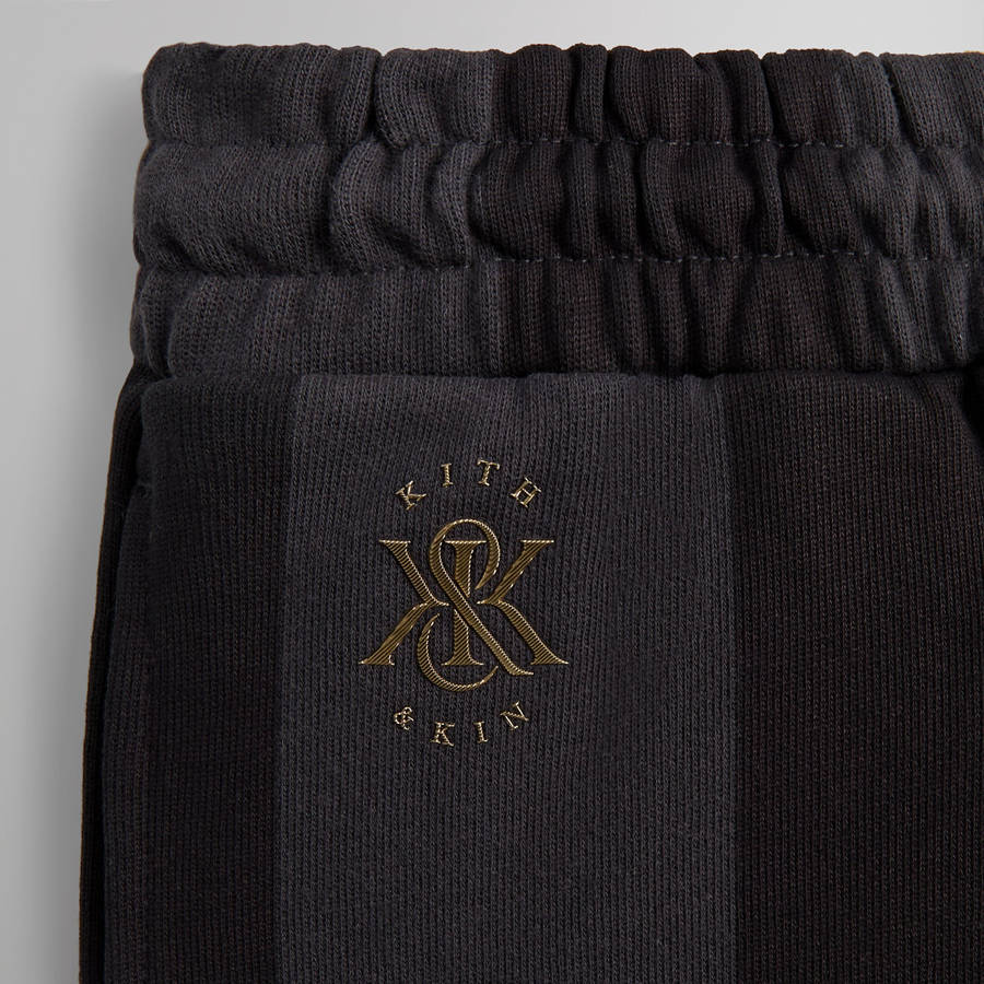 Deep Grey Men Kith Fleece Curtis Shorts | 1230-IBRMS