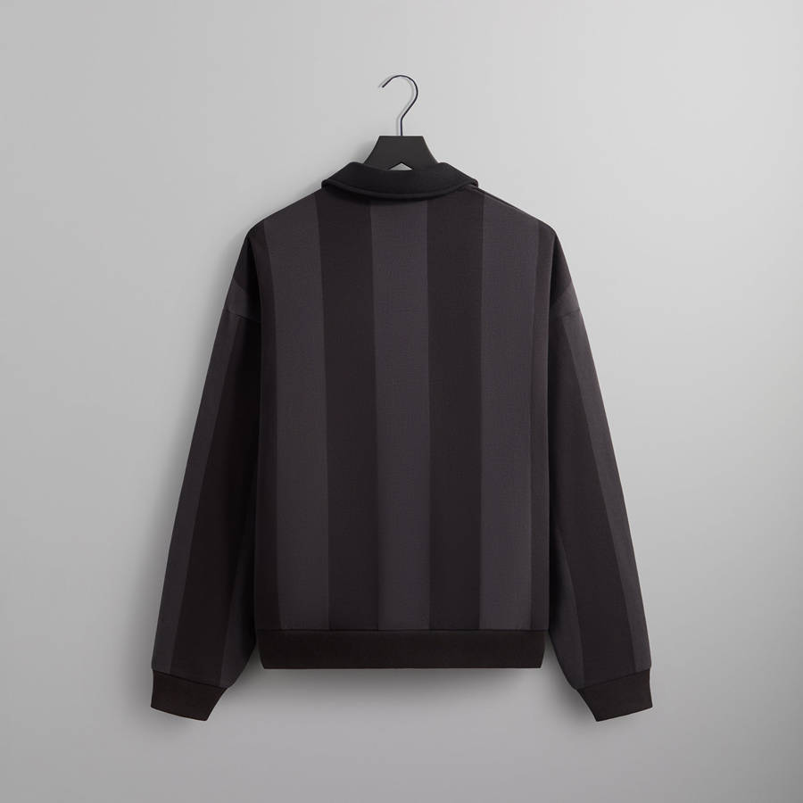 Deep Grey Men Kith Nelson Collared Pullover Shirts | 8403-MUCJR