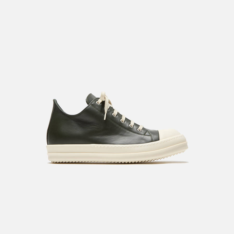 Deep Grey Men Kith Rick Owens Scarpe Leather Sneakers Sneakers | 4651-GPMQC