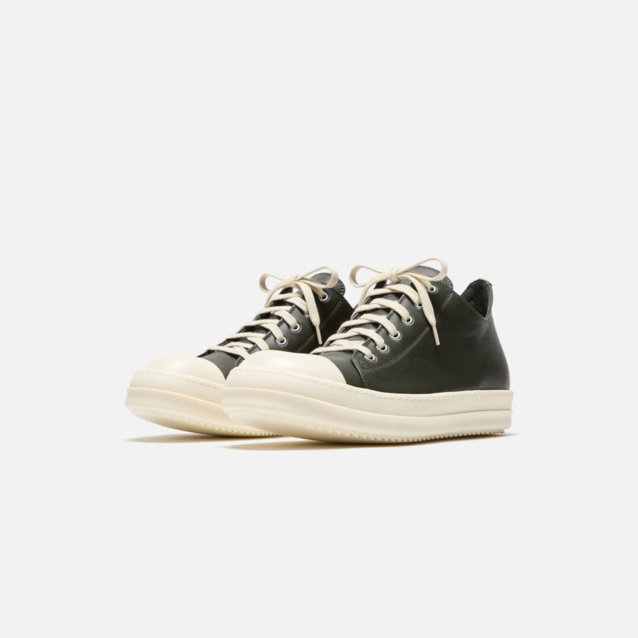 Deep Grey Men Kith Rick Owens Scarpe Leather Sneakers Sneakers | 4651-GPMQC