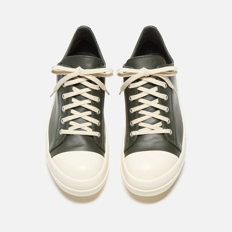 Deep Grey Men Kith Rick Owens Scarpe Leather Sneakers Sneakers | 4651-GPMQC
