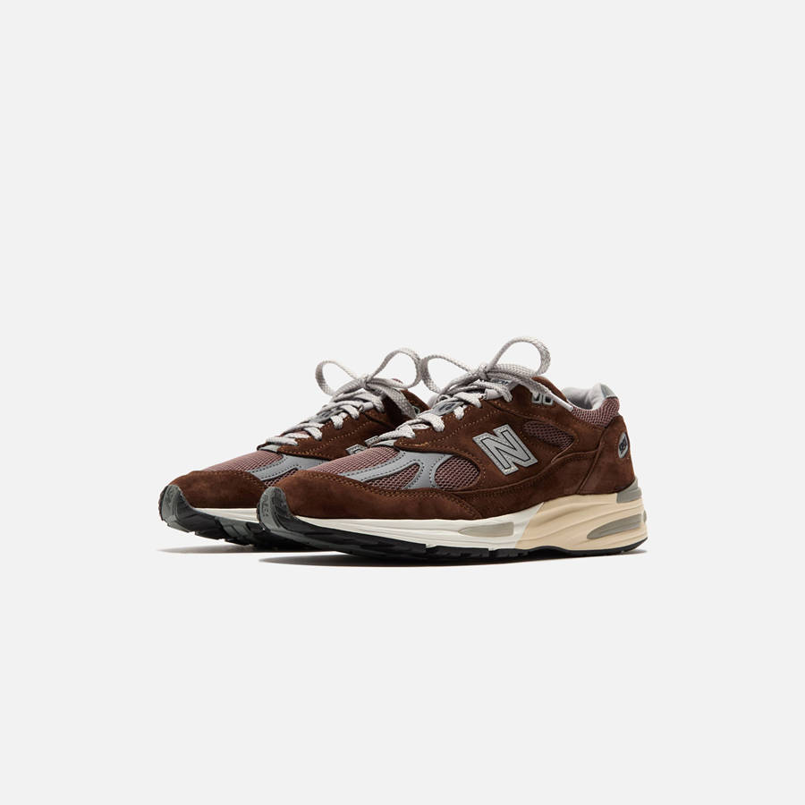 Deep Red Men Kith New Balance Made in UK 991v2 Sneakers | 2510-PVFMU