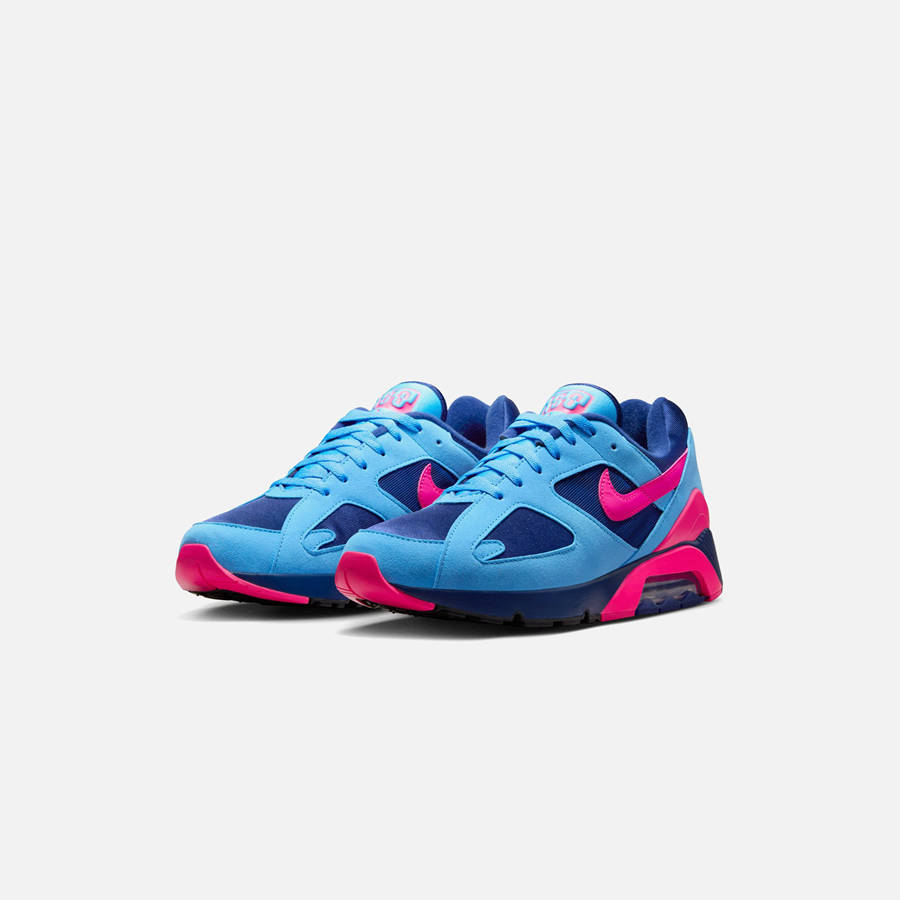 Deep Royal Blue / Black / Pink Men Kith Nike Air 180 Sneakers | 8901-CTOIL
