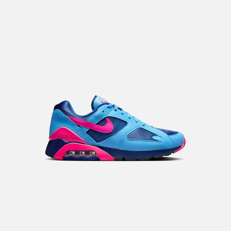 Deep Royal Blue / Black / Pink Men Kith Nike Air 180 Sneakers | 8901-CTOIL