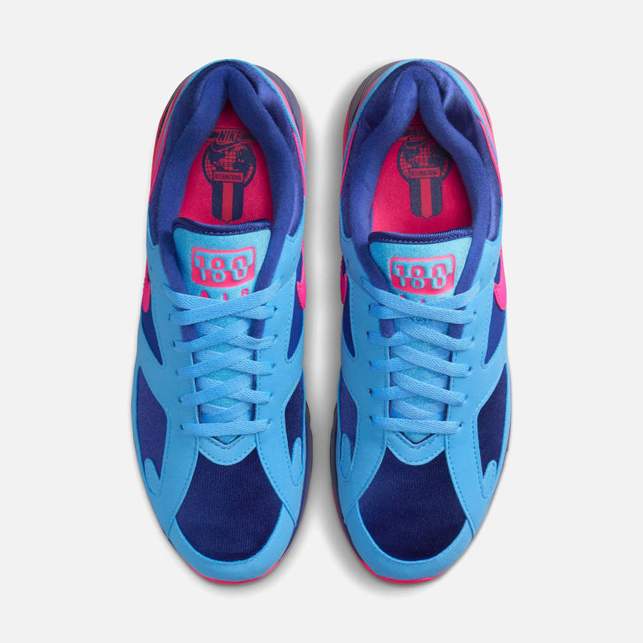 Deep Royal Blue / Black / Pink Men Kith Nike Air 180 Sneakers | 8901-CTOIL