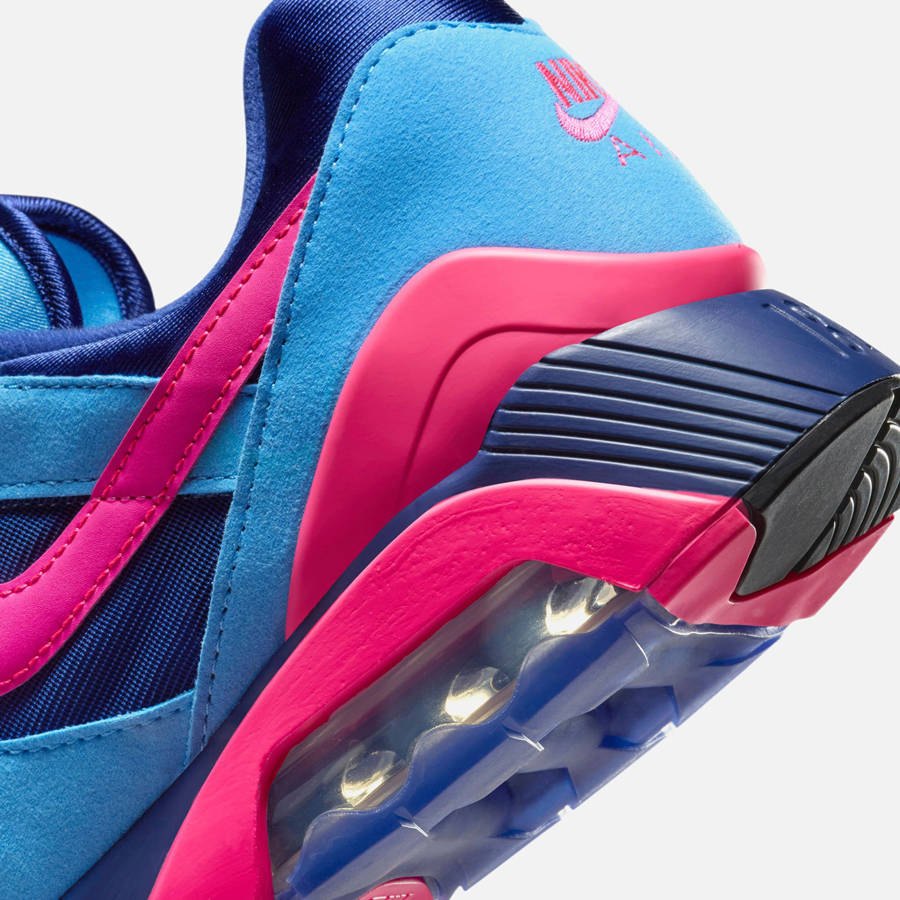 Deep Royal Blue / Black / Pink Men Kith Nike Air 180 Sneakers | 8901-CTOIL