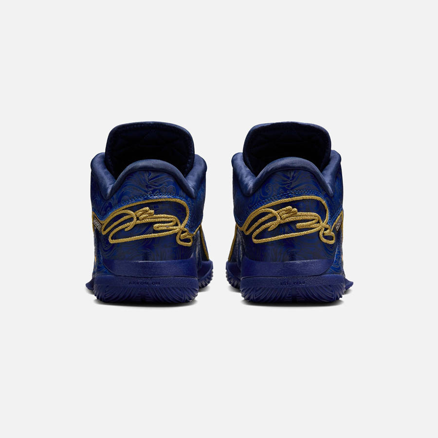 Deep Royal Blue / Gold Men Kith Nike x Monopoly LeBron 22 Sneakers | 9072-MWUIP