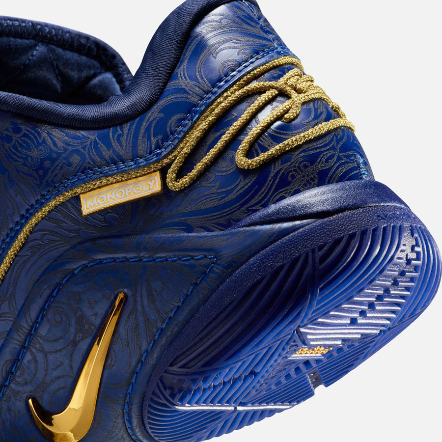 Deep Royal Blue / Gold Men Kith Nike x Monopoly LeBron 22 Sneakers | 9072-MWUIP