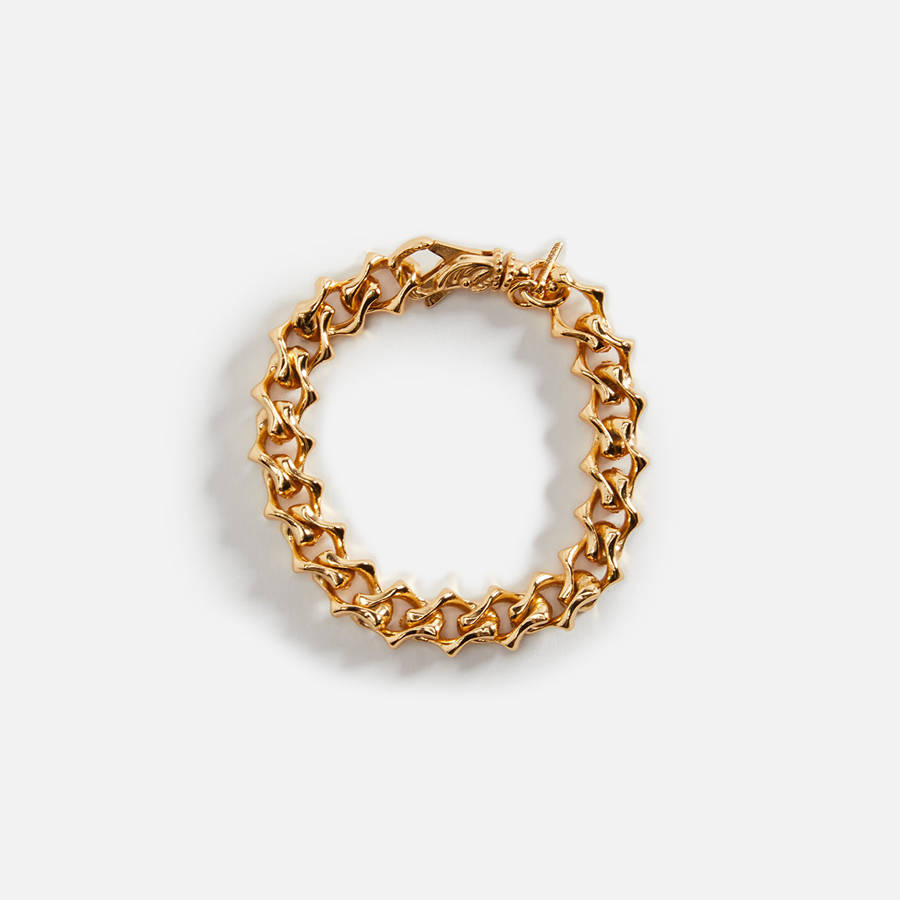 Gold Men Kith Emanuele Bicocchi Gold Arabesque Chain Bracelet Jewelry | 4879-GOHIP