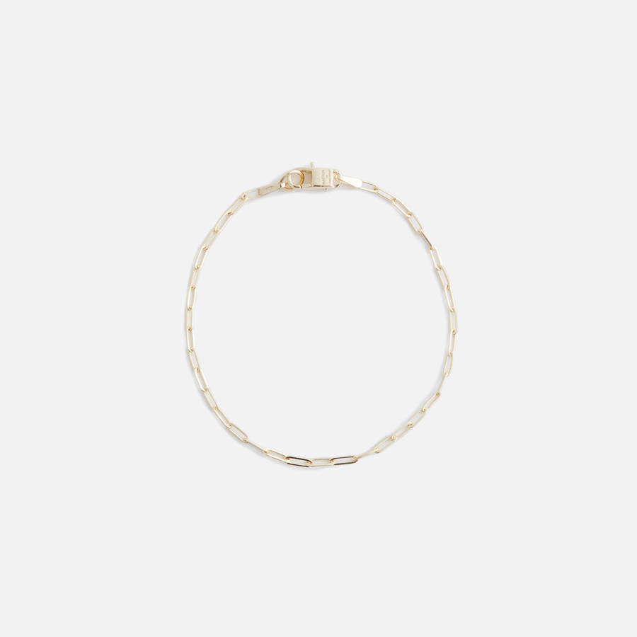 Gold Men Kith Hatton Labs Paper Clip Bracelet S Jewelry | 4381-EQUPN