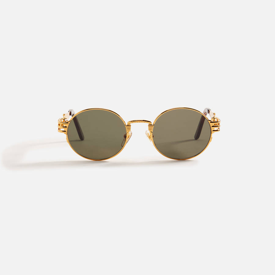 Gold Men Kith Jean Paul Gaultier 56-6106 Double Resort Sunglasses | 7561-GXRWU