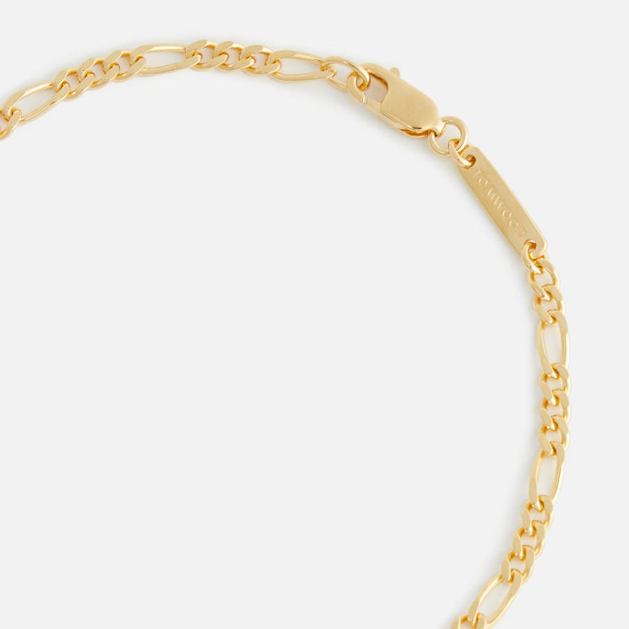Gold Men Kith Tom Wood Bo Bracelet Slim 7.7 Jewelry | 7203-WVIOE