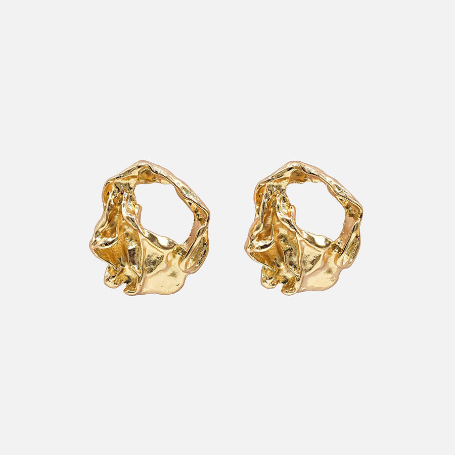 Gold Women Kith ARSN Climax Earrings Jewelry | 3652-TQAXW
