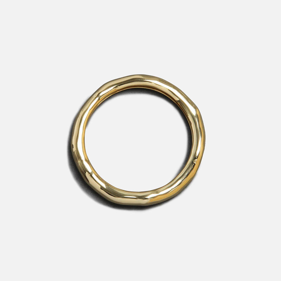 Gold Women Kith Alexis Bittar Molten Bangle Jewelry | 1349-QJBDR