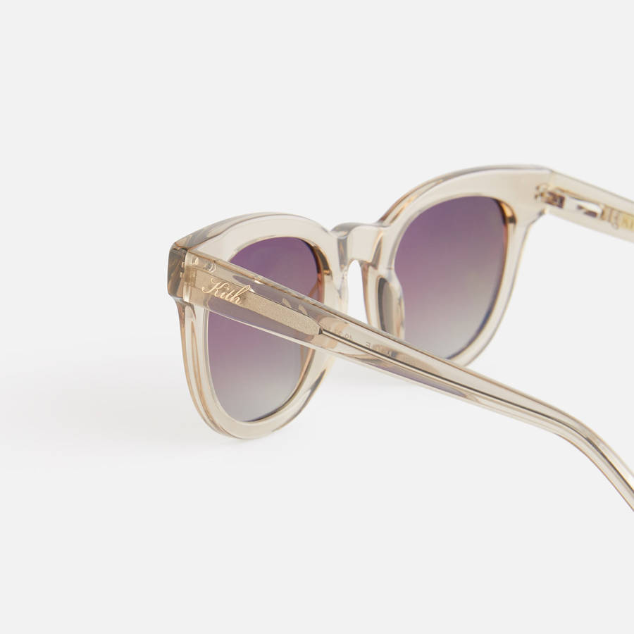 Gold Women Kith Ari Crystal Sunglasses Eyewear | 3150-TZCME