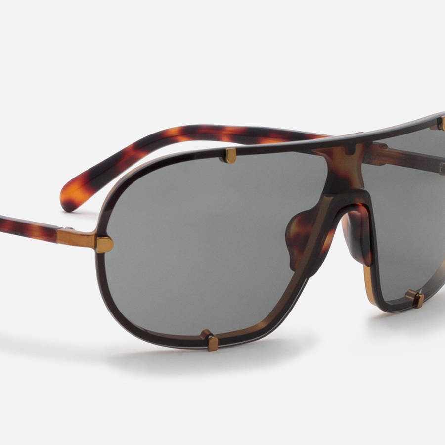 Gold Women Kith Dries Van Noten 216 C5 Aviator Frames Eyewear | 4903-HRCID
