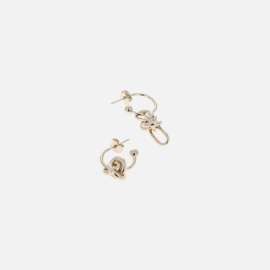 Gold Women Kith Justine Clenquet Daria Earrings Jewelry | 5796-POZTA