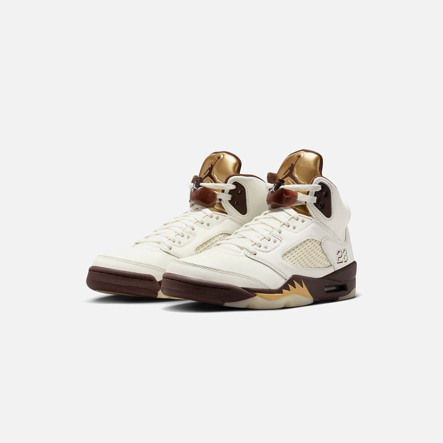 Gold Women Kith Nike WMNS Air Jordan 5 Retro Sneakers | 3051-UIKNS