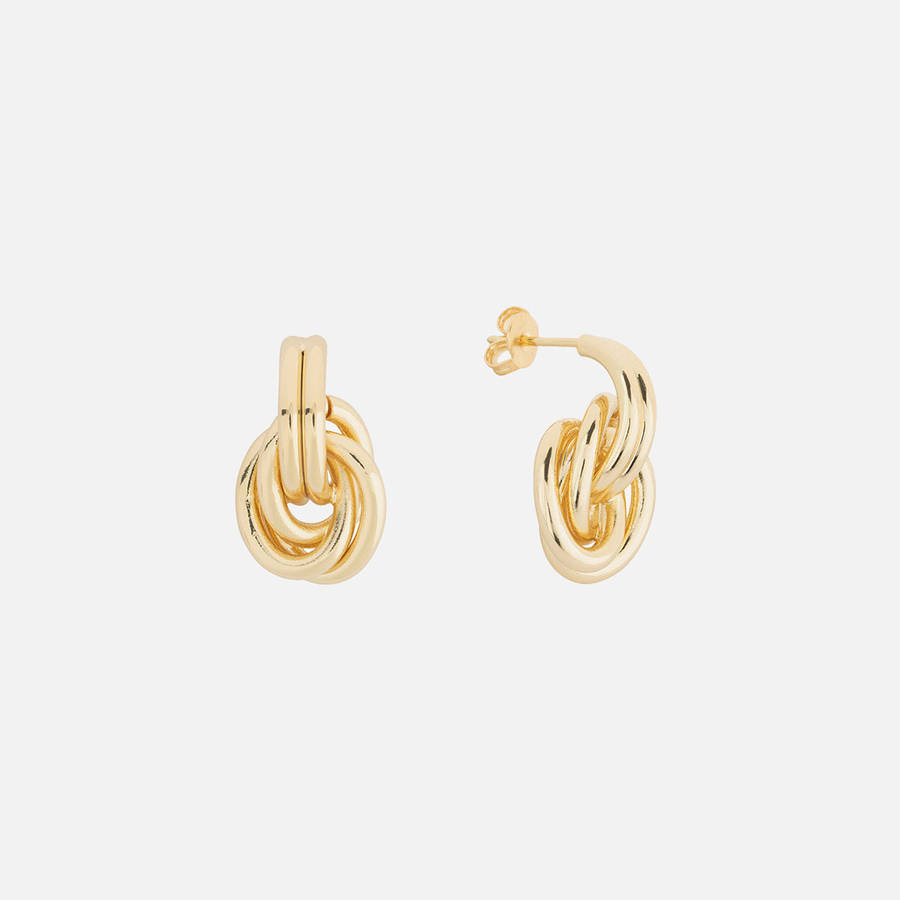Gold Women Kith SHASHI Petra Gold Earring Jewelry | 8971-MESLI