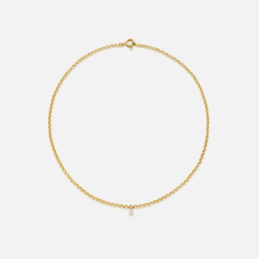 Gold Women Kith Yvonne Leon Jaseron Flotant PM Necklace Jewelry | 1308-LBTER