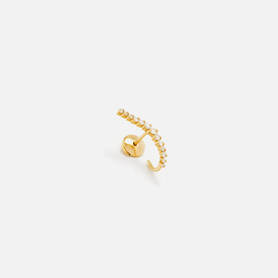 Gold Women Kith Yvonne Leon Puce Ligne Vague Diamants Jewelry | 2531-XHPCV