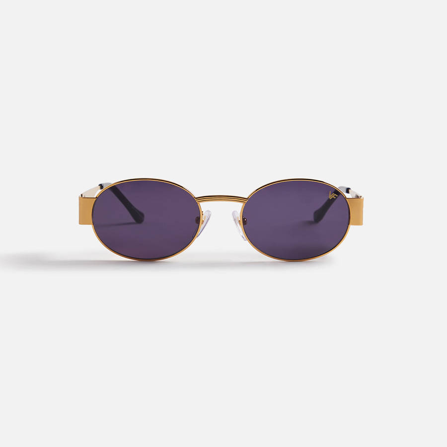 Gold / Black Men Kith Vintage Frames Cypher Sunglasses | 1375-NOVMA
