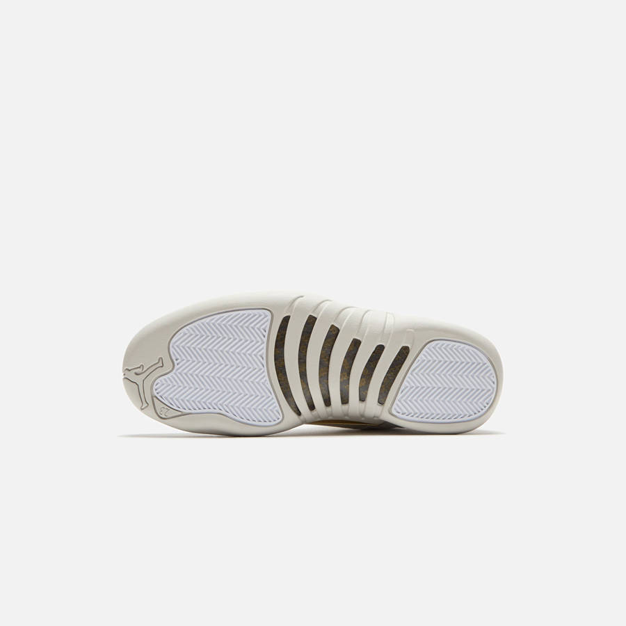 Gold / White Women Kith Jordan WMNS Air Jordan 12 Sneakers | 2076-KQFZH