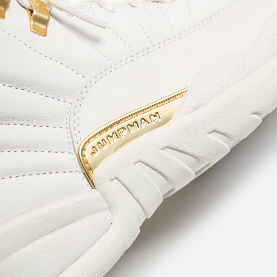 Gold / White Women Kith Jordan WMNS Air Jordan 12 Sneakers | 2076-KQFZH