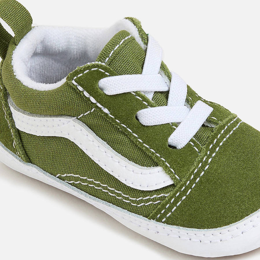 Green Kids' Kith VANS TD Old Skool Crib Sneakers | 0257-IYULT