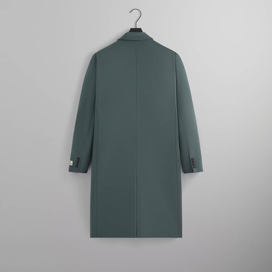 Green Men Kith 101 for Auralee Melton Chesterfield Coats | 4712-SUABL