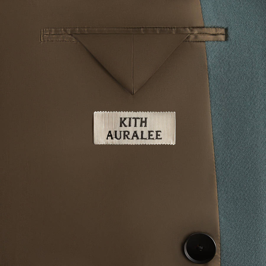 Green Men Kith 101 for Auralee Melton Chesterfield Coats | 4712-SUABL