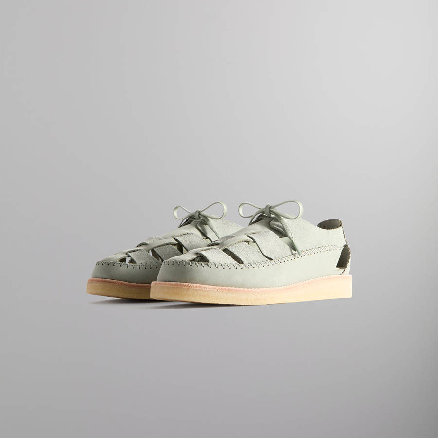 Green Men Kith 8th St by Ronnie Fieg for Clarks Originals Ridgevale Sandals | 8542-DMSUJ