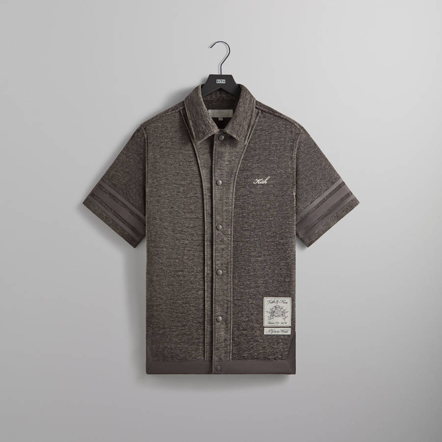 Green Men Kith Chenille Woodpoint Shirts | 8432-CPUOL