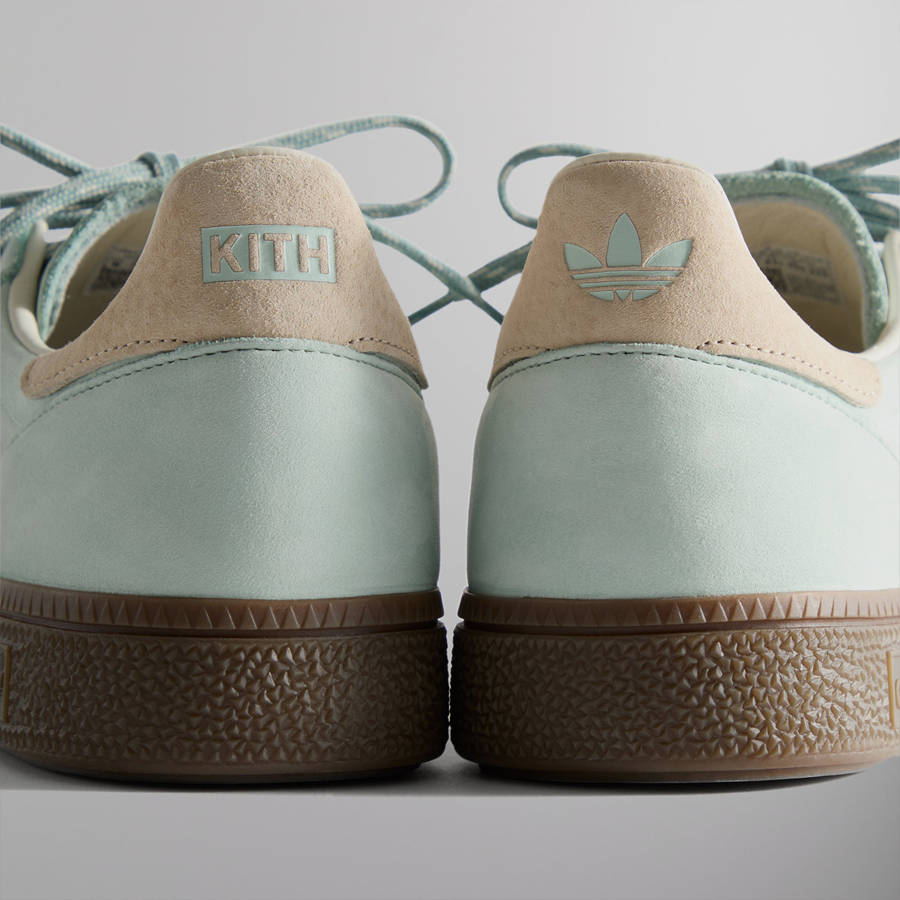 Green Men Kith Classics for adidas Originals Handball Spezial Sneakers | 0739-XTZOA