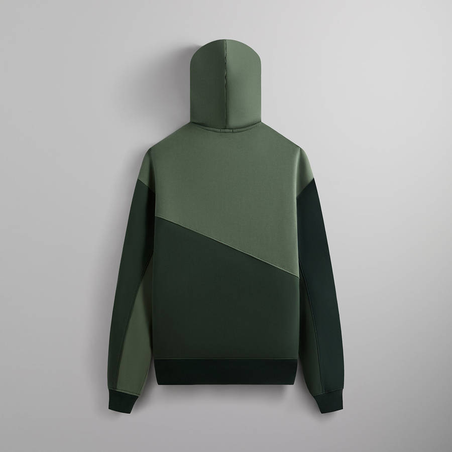 Green Men Kith Color-Blocked Madison Hoodie | 7215-WFACV