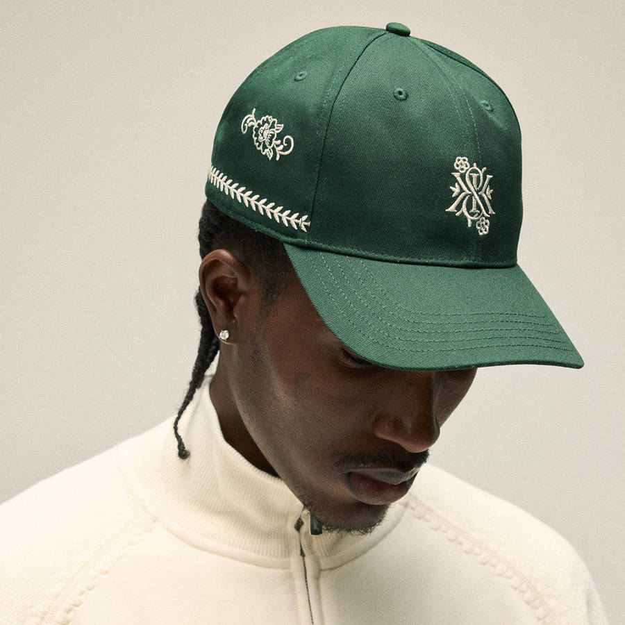 Green Men Kith Cotton Twill Aaron Classic Cap | 4307-NUDKM