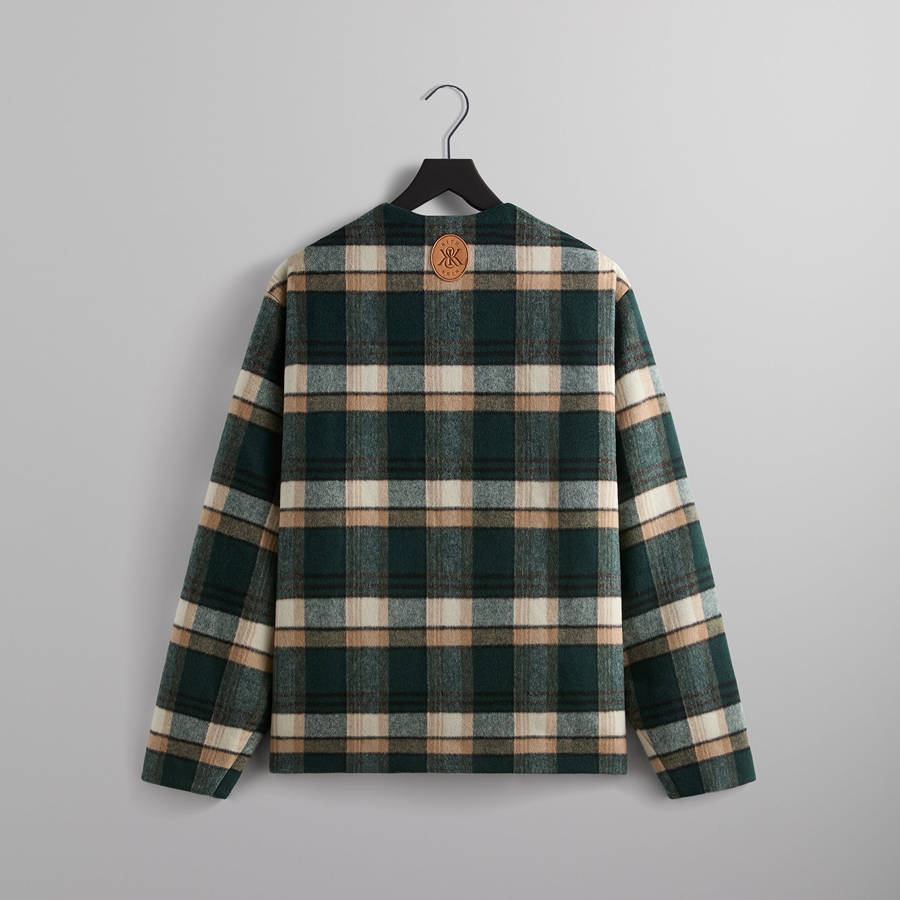 Green Men Kith Double Faced Wool Jonah Liner Jackets | 1286-JPIVU