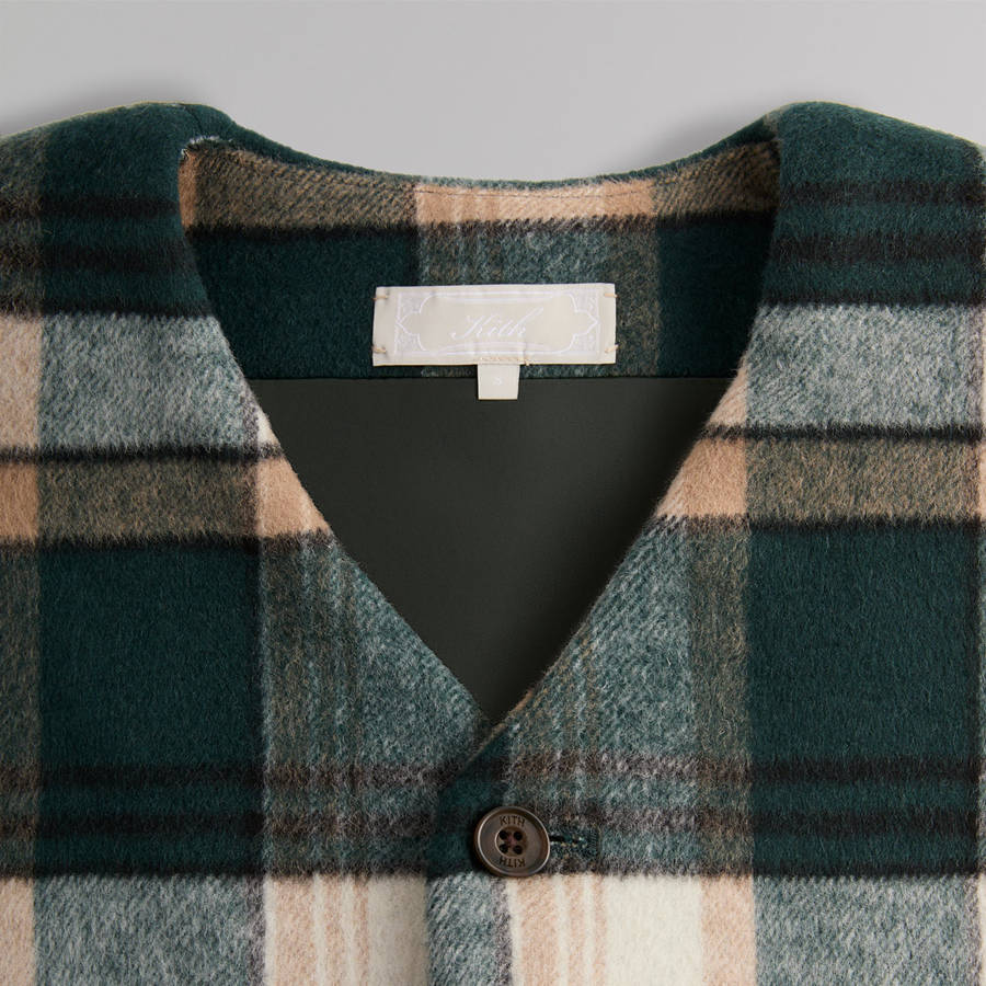 Green Men Kith Double Faced Wool Jonah Liner Jackets | 1286-JPIVU
