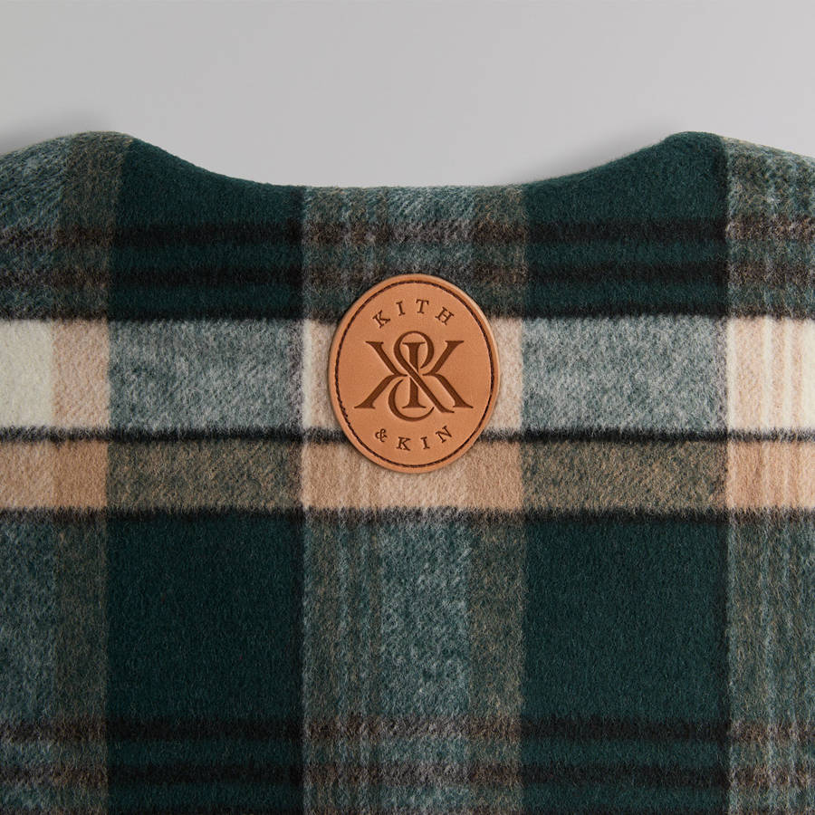 Green Men Kith Double Faced Wool Jonah Liner Jackets | 1286-JPIVU