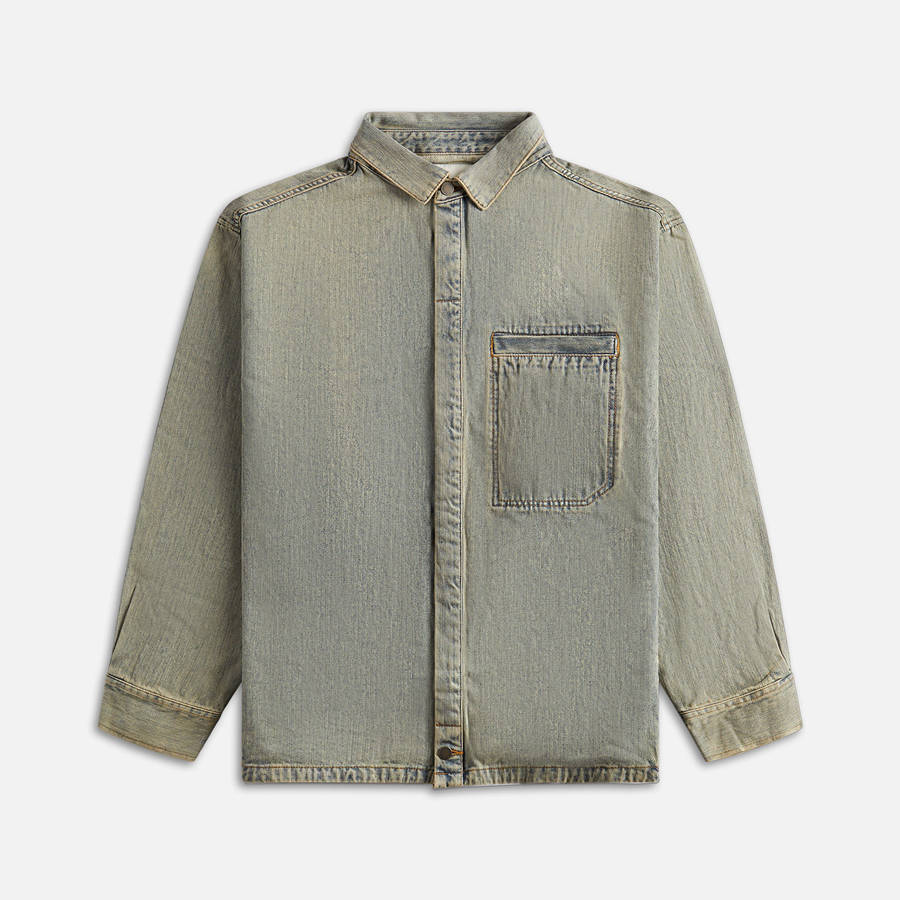 Green Men Kith Entire Studios Herculean Shirts | 0953-IXHZK
