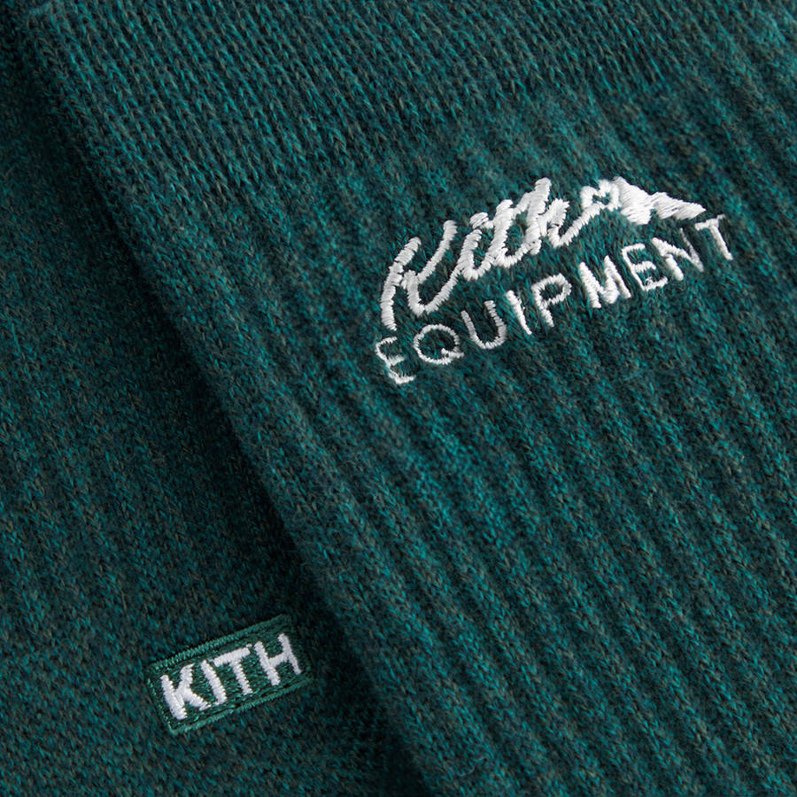 Green Men Kith Equipment Socks | 6183-IUGVR