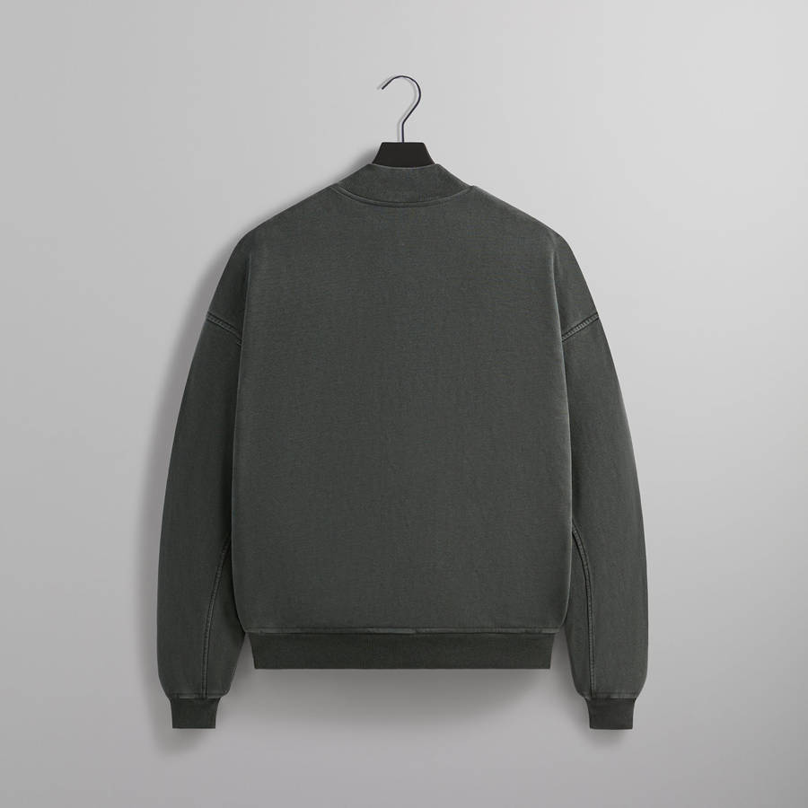Green Men Kith Fleece Avery Bomber Jackets | 9537-UYNLM